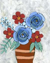 Bleu Blume II | Obraz na stenu