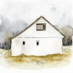 White Barn Watercolor I | Obraz na stenu
