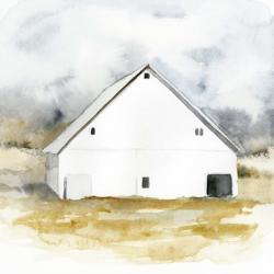 White Barn Watercolor IV | Obraz na stenu