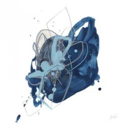 Blue Ink Blot II | Obraz na stenu