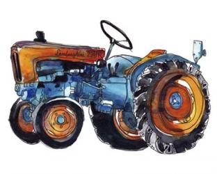 Tractor Study II | Obraz na stenu