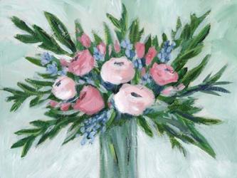 Pink Rosette Bouquet I | Obraz na stenu