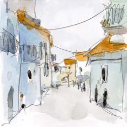 Along the Spanish Sidewalk II | Obraz na stenu