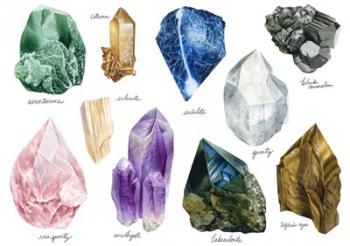 Healing Crystals III | Obraz na stenu