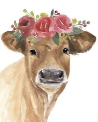 Flowered Cow I | Obraz na stenu