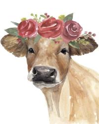 Flowered Cow II | Obraz na stenu
