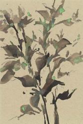 Leaves on Taupe II | Obraz na stenu