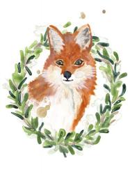 Woodland Holiday Fox | Obraz na stenu