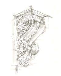 Corbel Sketch I | Obraz na stenu