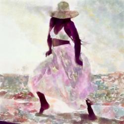 Her Colorful Dance II | Obraz na stenu
