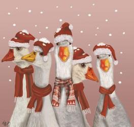 Christmas Gaggle of Geese | Obraz na stenu