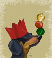 Dachshund, Party Trick Baubles | Obraz na stenu