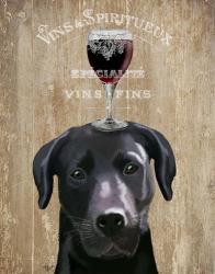 Dog Au Vin, Black Labrador | Obraz na stenu