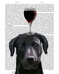 Dog Au Vin, Black Labrador | Obraz na stenu