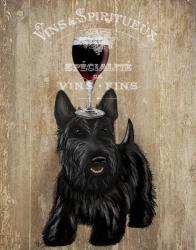 Dog Au Vin, Scottish Terrier | Obraz na stenu