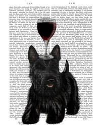 Dog Au Vin, Scottish Terrier | Obraz na stenu