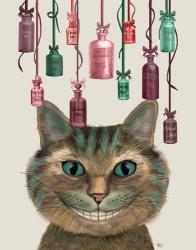 Cheshire Cat and Bottles | Obraz na stenu