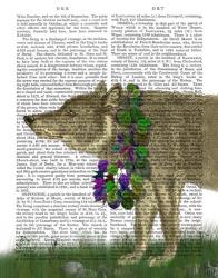 Wolf and Garland | Obraz na stenu