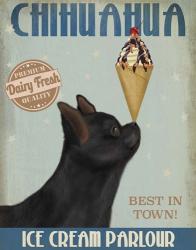 Chihuahua, Black, Ice Cream | Obraz na stenu