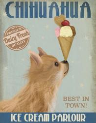 Chihuahua, Long Haired, Ice Cream | Obraz na stenu