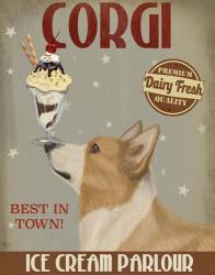 Corgi, Tan, Ice Cream | Obraz na stenu