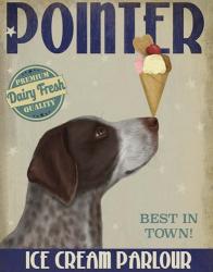 German Shorthaired Pointer Ice Cream | Obraz na stenu