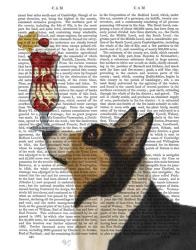 Corgi, Black and Tan, Ice Cream | Obraz na stenu