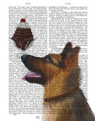 German Shepherd Ice Cream | Obraz na stenu