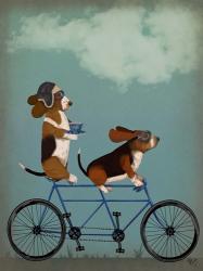 Basset Hound Tandem | Obraz na stenu