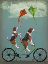 Beagle Tandem | Obraz na stenu