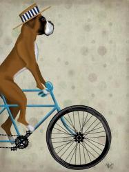 Boxer on Bicycle | Obraz na stenu