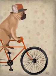 French Bulldog on Bicycle | Obraz na stenu