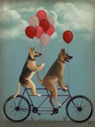 German Shepherd Tandem | Obraz na stenu