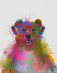 Rainbow Splash Bear | Obraz na stenu