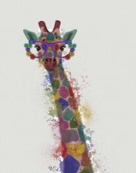 Rainbow Splash Giraffe 1 | Obraz na stenu