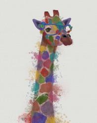 Rainbow Splash Giraffe 2 | Obraz na stenu