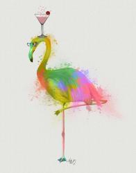 Rainbow Splash Flamingo 2 | Obraz na stenu