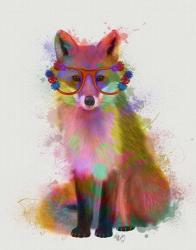 Rainbow Splash Fox 2 | Obraz na stenu