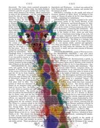 Rainbow Splash Giraffe 1 | Obraz na stenu