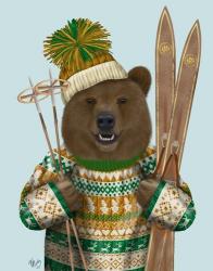 Bear in Christmas Sweater | Obraz na stenu
