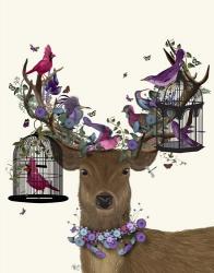 Deer Birdkeeper, Tropical Bird Cages | Obraz na stenu