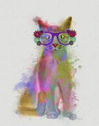 Cat Rainbow Splash 5 | Obraz na stenu