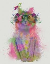 Cat Rainbow Splash 8 | Obraz na stenu