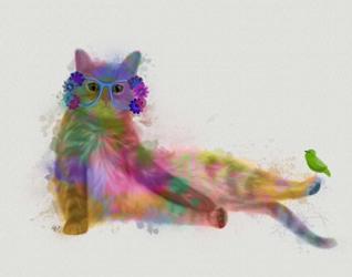 Cat Rainbow Splash 10 | Obraz na stenu