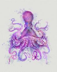 Octopus Rainbow Splash Pink | Obraz na stenu