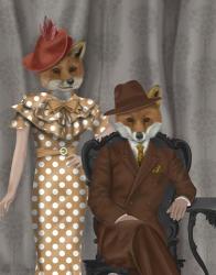 Fox Couple 1930s | Obraz na stenu