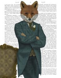 Fox Victorian Gentleman Portrait | Obraz na stenu