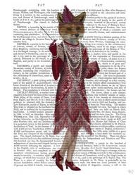 Fox Lady 1920s Flapper | Obraz na stenu