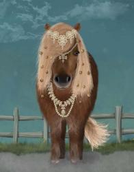 Horse Brown Pony with Bells, Full | Obraz na stenu
