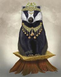 Badger with Tiara, Full | Obraz na stenu